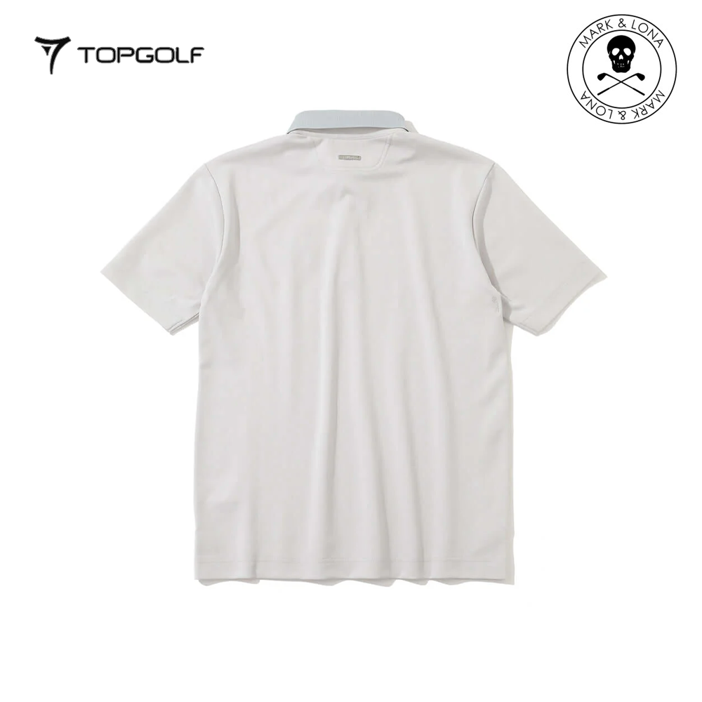 MARK&LONA Ever Refined Piqué Polo Men Light Grey