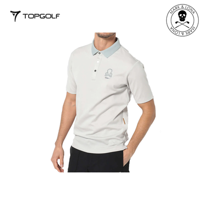 MARK&LONA Ever Refined Piqué Polo Men Light Grey