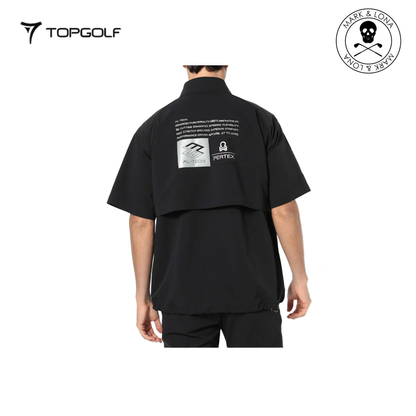 MARK&LONA Vapor-Tech Half Sleeve Shell Men Black