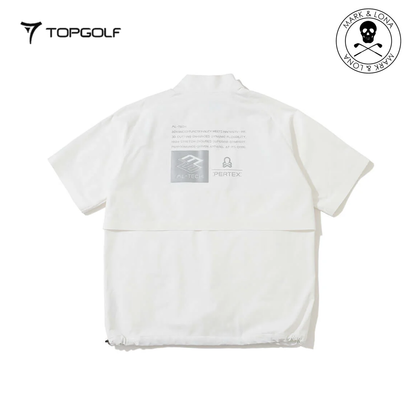 MARK&LONA Vapor-Tech Half Sleeve Shell Men White