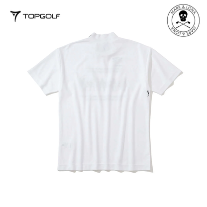 MARK&LONA Motion Skull Mock Neck Men White