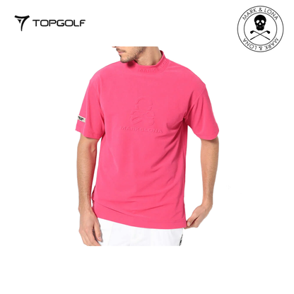 MARK&LONA Ever ECONYL® Mock Neck Tee Men Pink