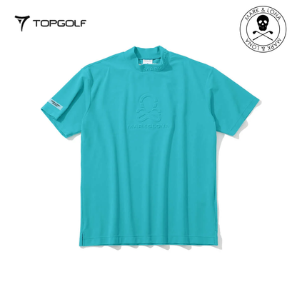 MARK&LONA Ever ECONYL® Mock Neck Tee Men Emerald