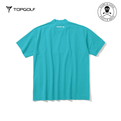 MARK&LONA Ever ECONYL® Mock Neck Tee Men Emerald