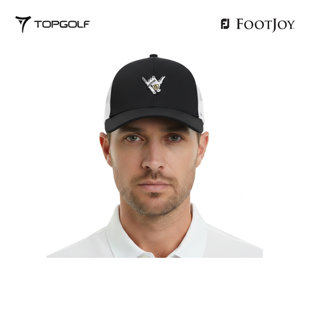 FOOTJOY HAT 35604 FS SHAKA GLOVE TRUCKER BLK