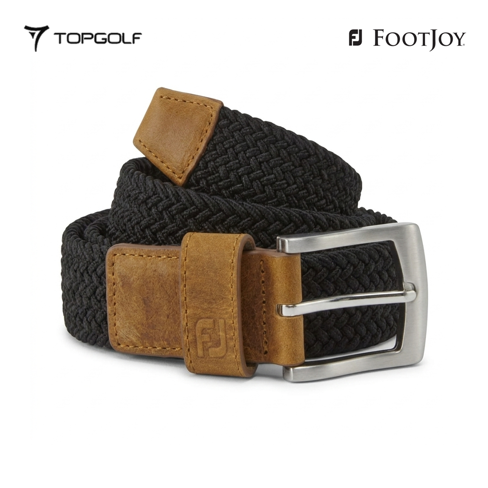 FOOTJOY BELT 69480R MEN FS WOVEN 26 BLACK FR
