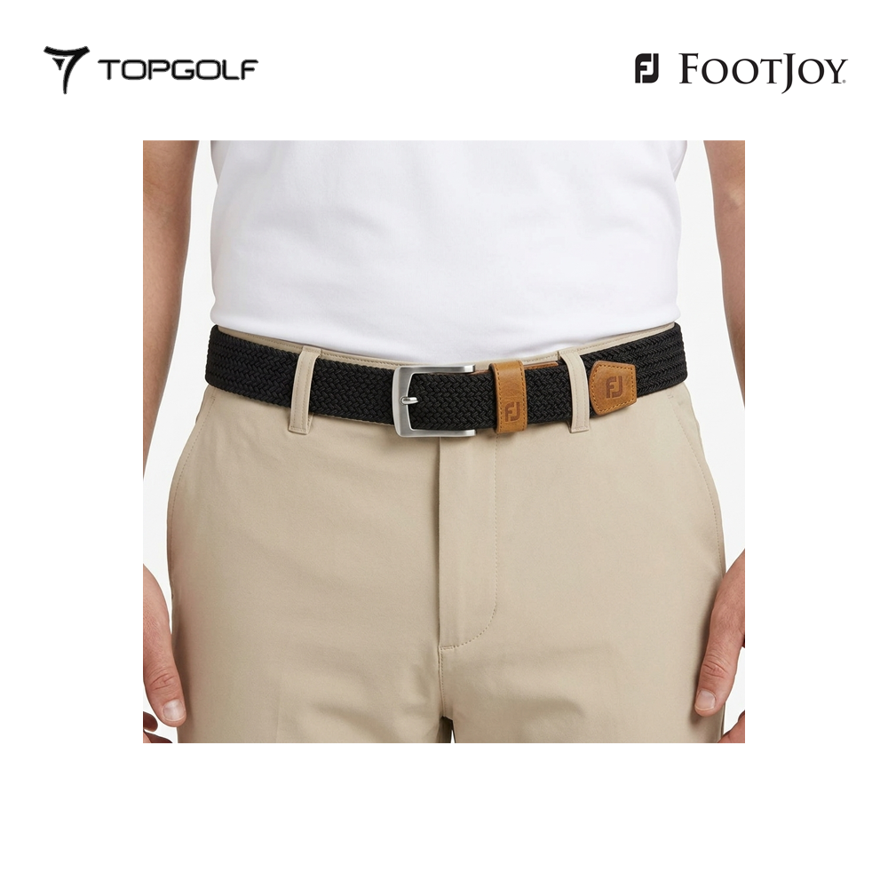 FOOTJOY BELT 69480R MEN FS WOVEN 26 BLACK FR