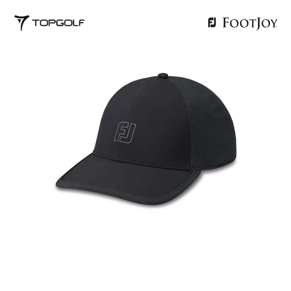 FOOTJOY CAP  35672 EF HYDROSERIES BLACK S26 FR