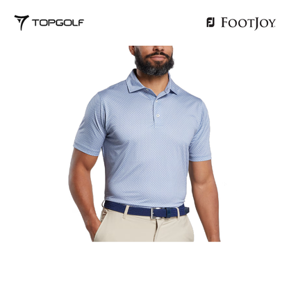 FOOTJOY POLO MEN SHIRT 32597 FS LOOP PRT LSL FLINT
