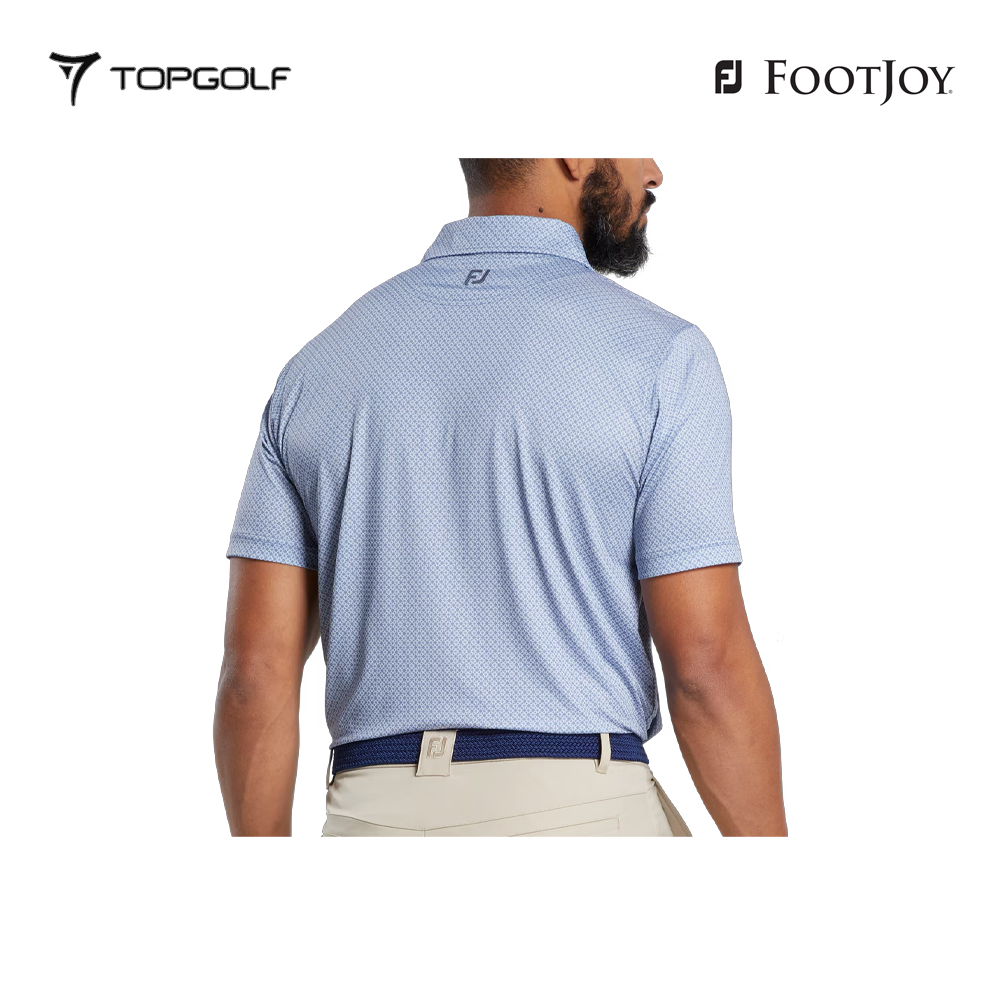FOOTJOY POLO MEN SHIRT 32597 FS LOOP PRT LSL FLINT