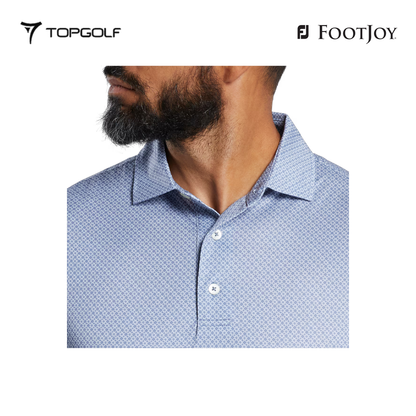 FOOTJOY POLO MEN SHIRT 32597 FS LOOP PRT LSL FLINT