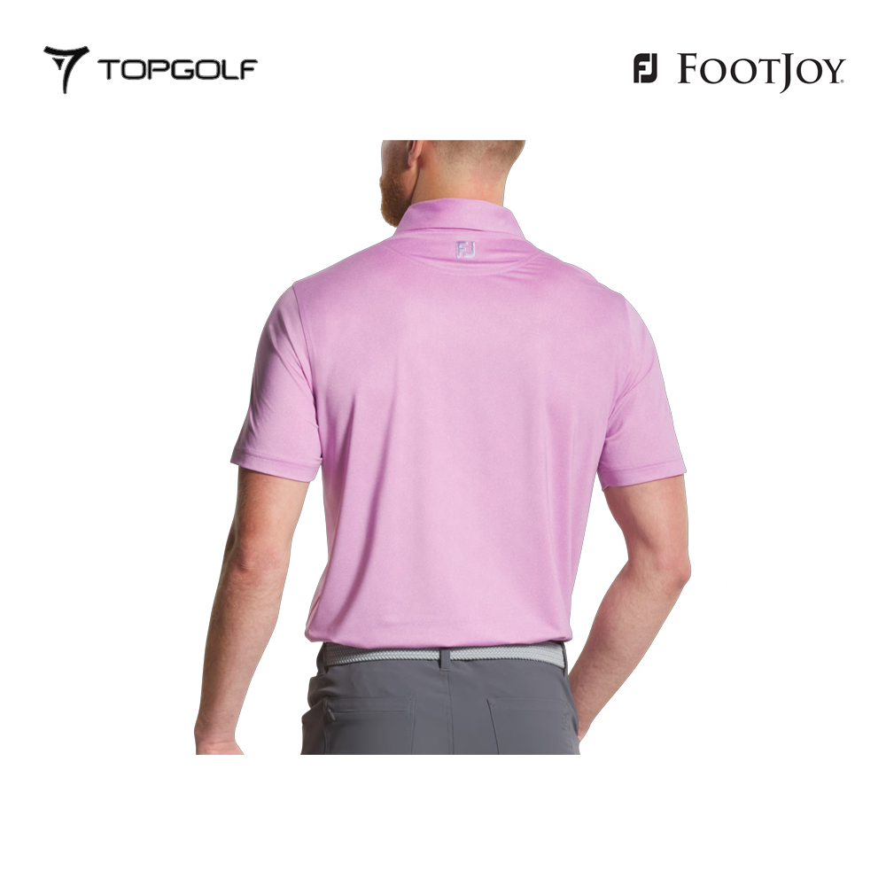 FOOTJOY POLO MEN SHIRT 32783 FS SPECKLE PRT LAVENDER