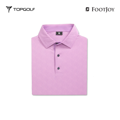 FOOTJOY POLO MEN SHIRT 32783 FS SPECKLE PRT LAVENDER