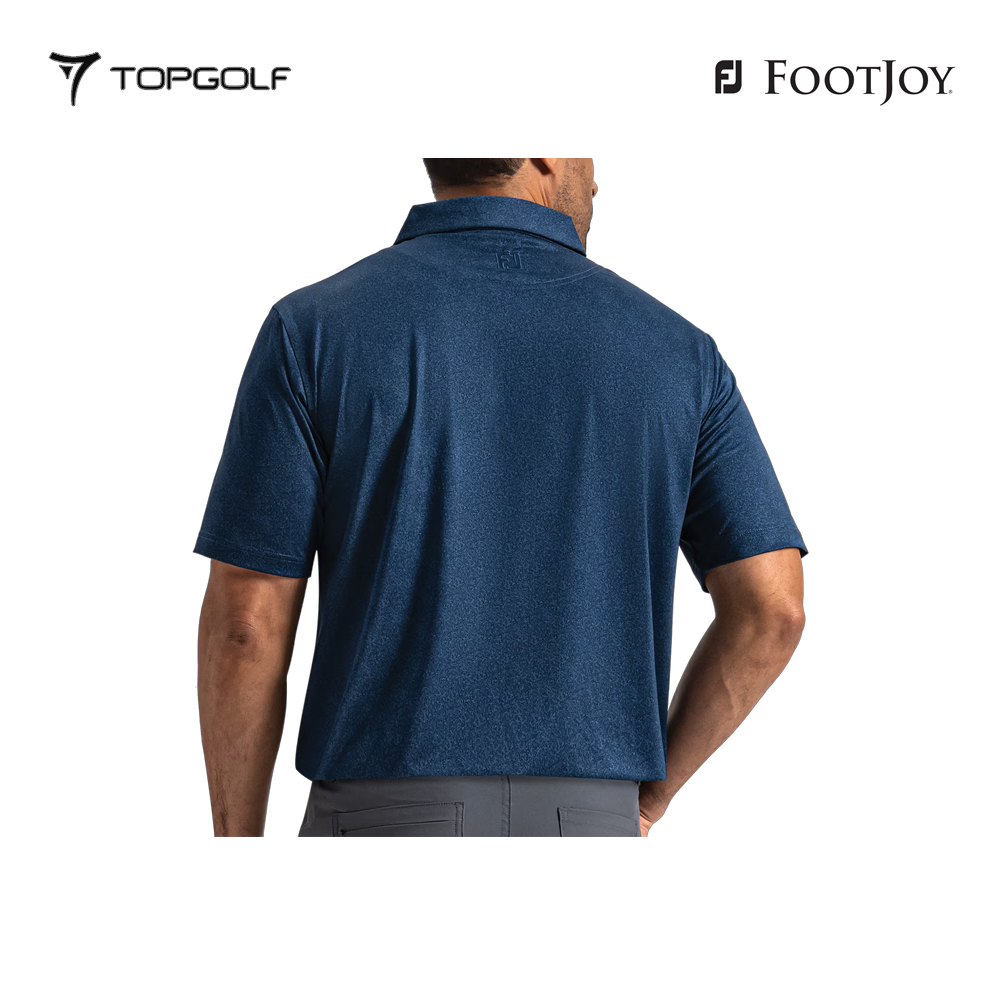 FOOTJOY POLO MEN SHIRT 32791 FS SPECKLE PRT NAVY