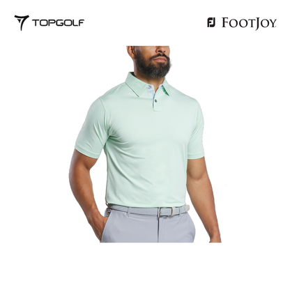 FOOTJOY POLO MEN SHIRT 32580 FM HTHR LSL PISTACHIO