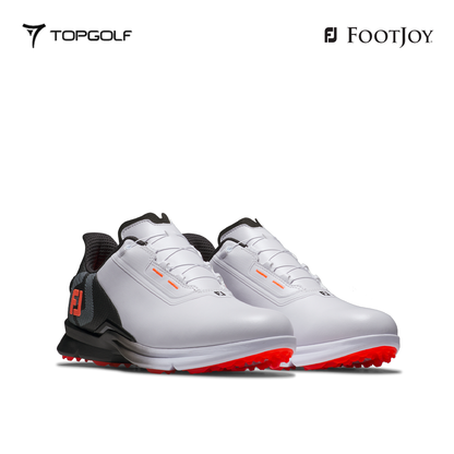 FOOTJOY SHOES FS M FJ FUEL BOA 55435XW WHT/BLK/CRL