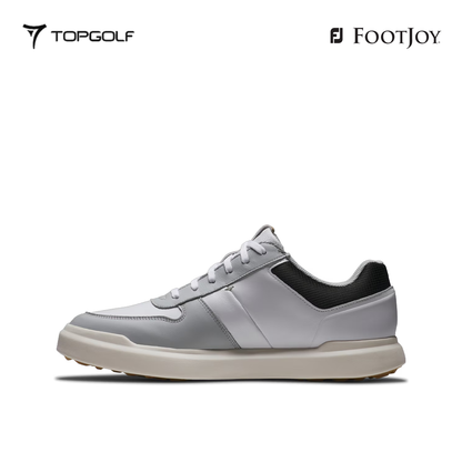 FOOTJOY SHOES FF CONTOUR CASUAL 54380XW WHT/GRY/BLK