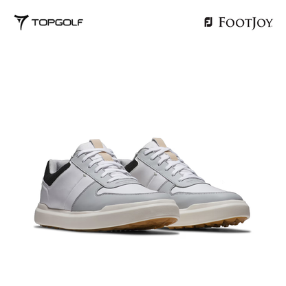 FOOTJOY SHOES FF CONTOUR CASUAL 54380XW WHT/GRY/BLK