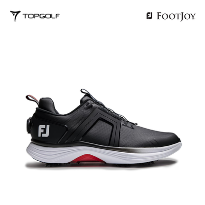FOOTJOY SHOES 55477 FS MEN HYPERFLEX BOA BLK/WT/RED
