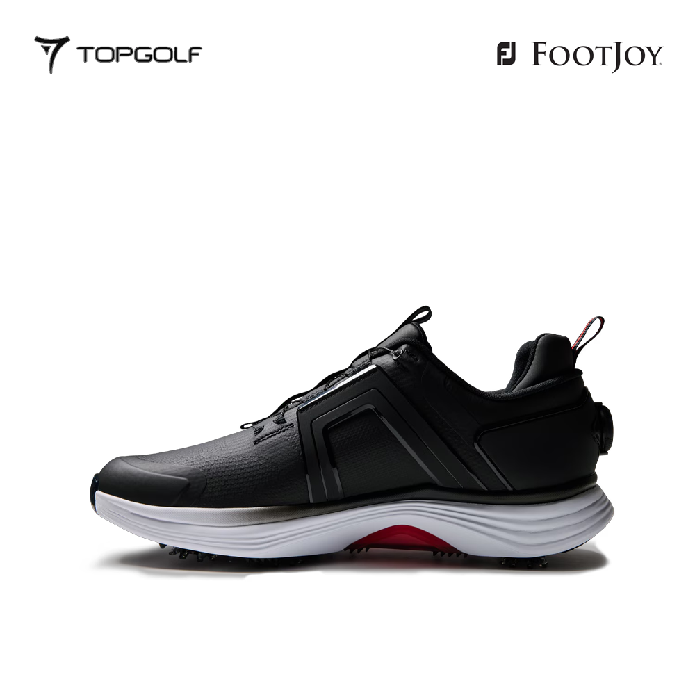 FOOTJOY SHOES 55477 FS MEN HYPERFLEX BOA BLK/WT/RED