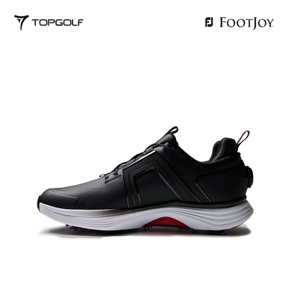 FOOTJOY SHOES 55477 FS MEN HYPERFLEX BOA BLK/WT/RED