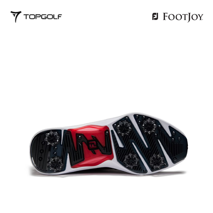 FOOTJOY SHOES 55477 FS MEN HYPERFLEX BOA BLK/WT/RED