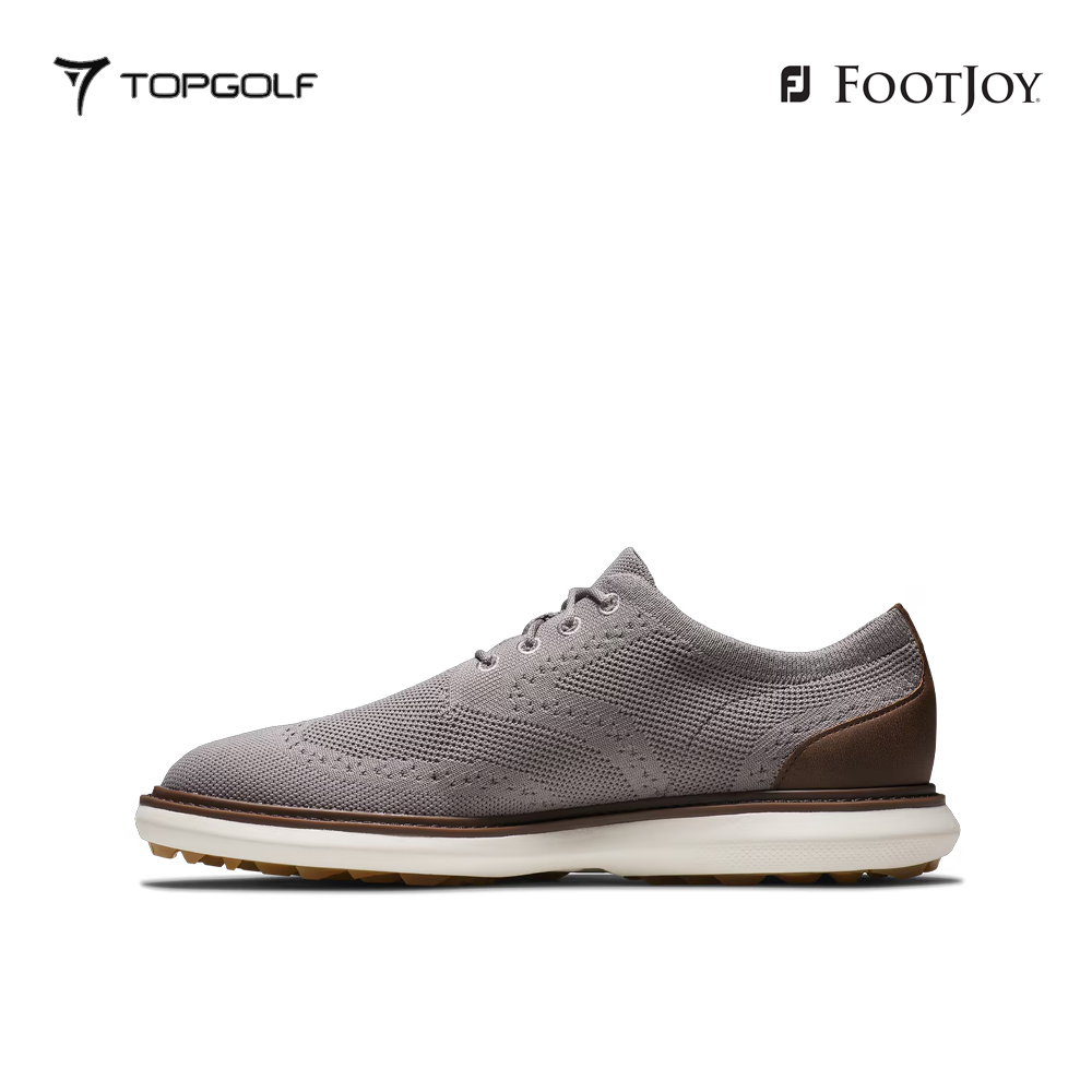 FOOTJOY SHOES 57955 FS MEN TRADITIONS KNIT WHT GRPH