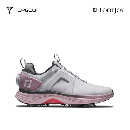 FOOTJOY SHOES WOMEN 98193 FS W HYPERFLEX BOA WT/PNK/CHL