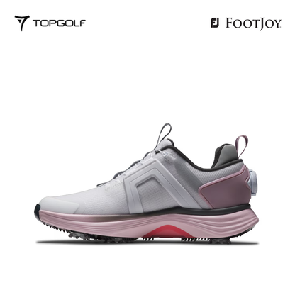 FOOTJOY SHOES WOMEN 98193 FS W HYPERFLEX BOA WT/PNK/CHL
