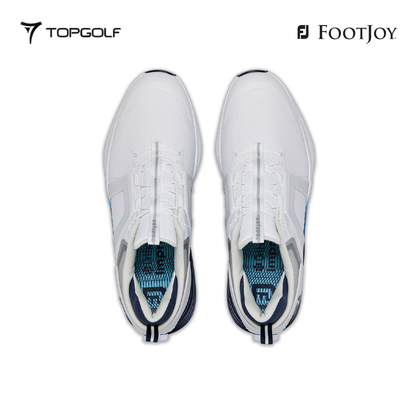 FOOTJOY SHOES MEN 55475XW FM M HYPERFLEX C BOA WT/NV/BLU