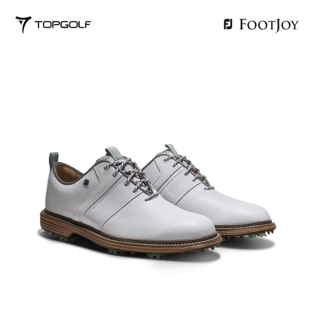 FOOTJOY SHOES MEN 54584 LIMITED EDITION TODD SNYDER PREM-PACKARD WHT/GRY/BLU S26