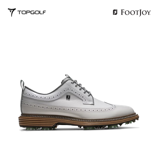FOOTJOY SHOES MEN 54585 LIMITED EDITION TODD SNYDER PREM-MARQUIS WHT/GRY/BLU S26