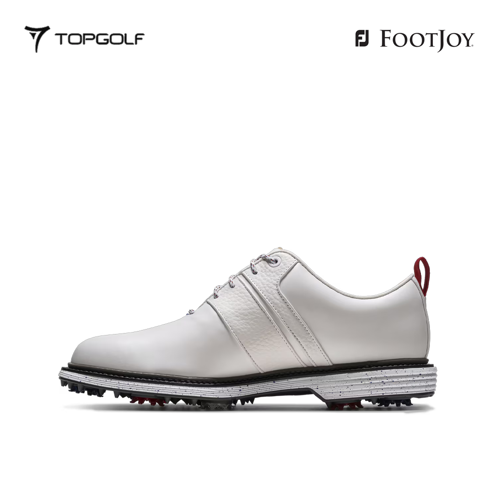 FOOTJOY SHOES MEN 54587 LIMITED EDITION PREM-PACKARD WHT/RED/BLU S26