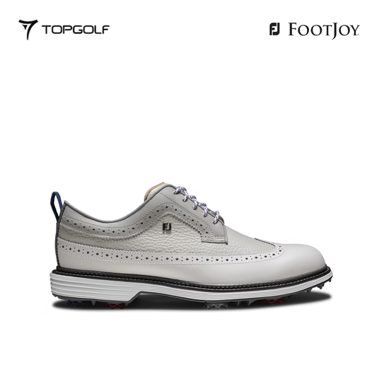 FOOTJOY SHOES MEN 54589 LIMITED EDITION PREM-MARQUIS GRY/BLU/RED S26
