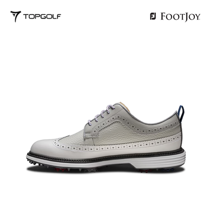 FOOTJOY SHOES MEN 54589 LIMITED EDITION PREM-MARQUIS GRY/BLU/RED S26