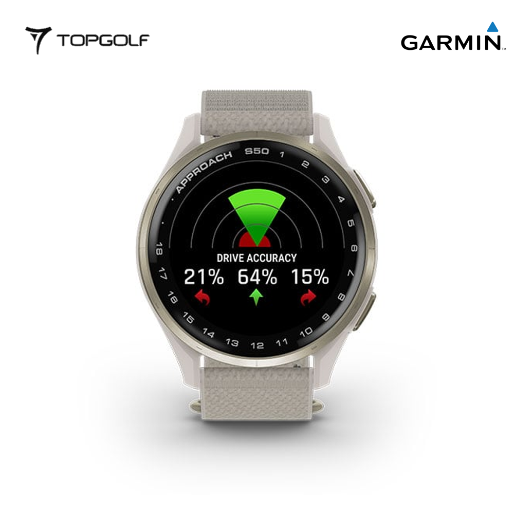 GARMIN Approach S50 43 mm – Smart Golf GPS Watch & Everyday Smartwatch