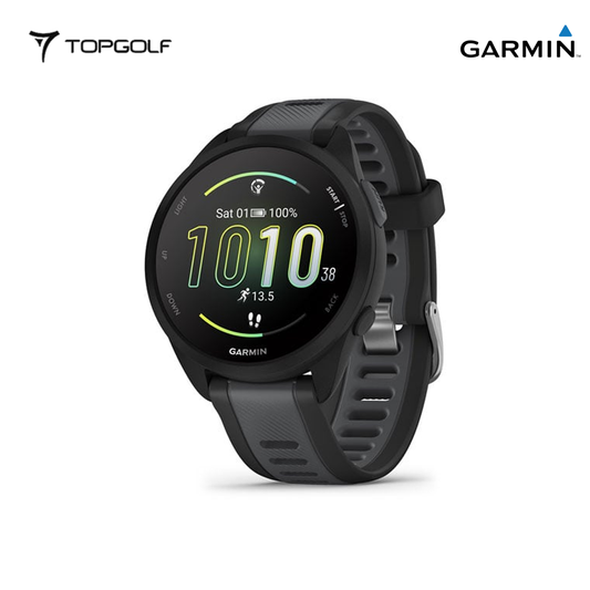 GARMIN Forerunner 165 – GPS Running Smartwatch 43 mm (Black/Slate)