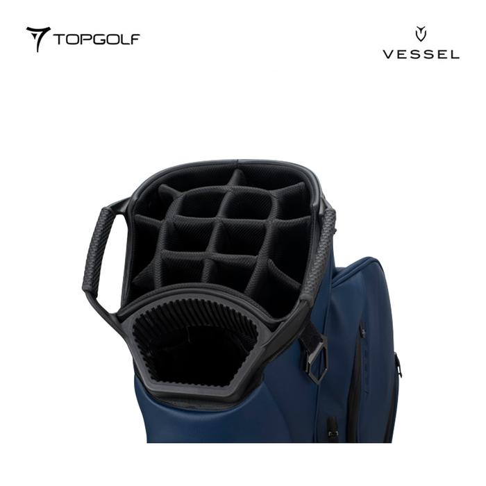 CADDIE BAG VESSEL LUX XV 2.0 22 PEBBLED NAVY