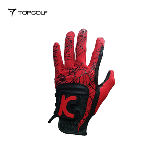 GLOVE COOL SPIDER BLACK/RED