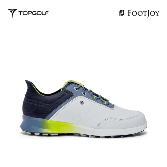 FOOTJOY SHOES DS FJ STRATOS SPKL 50080XW WHT/NVY/GRN