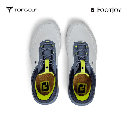FOOTJOY SHOES DS FJ STRATOS SPKL 50080XW WHT/NVY/GRN