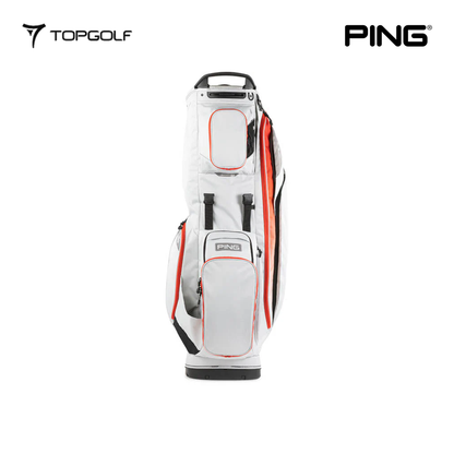 PING STAND BAG HOOFER 14 231 LIGHT GREY/RED