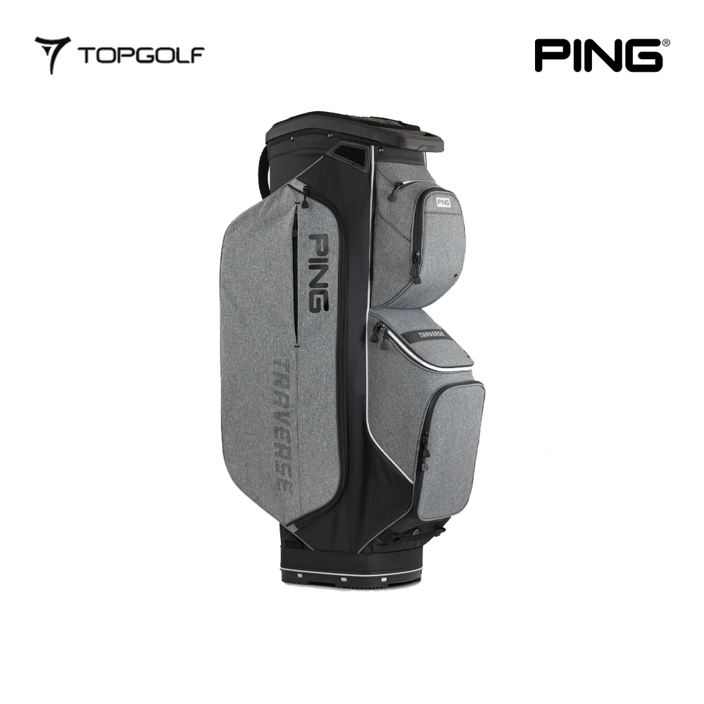 PING CADDIE BAG TRAVERSE 244 HEATHER GREY/BLACK