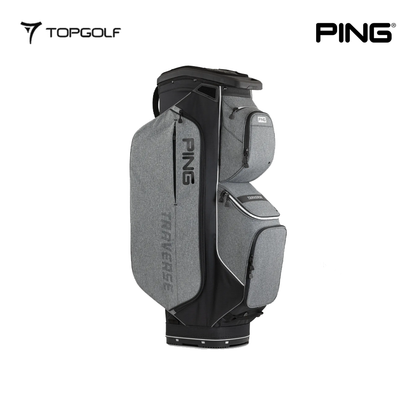 PING CADDIE BAG TRAVERSE 244 HEATHER GREY/BLACK
