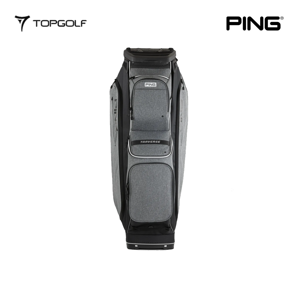 PING CADDIE BAG TRAVERSE 244 HEATHER GREY/BLACK