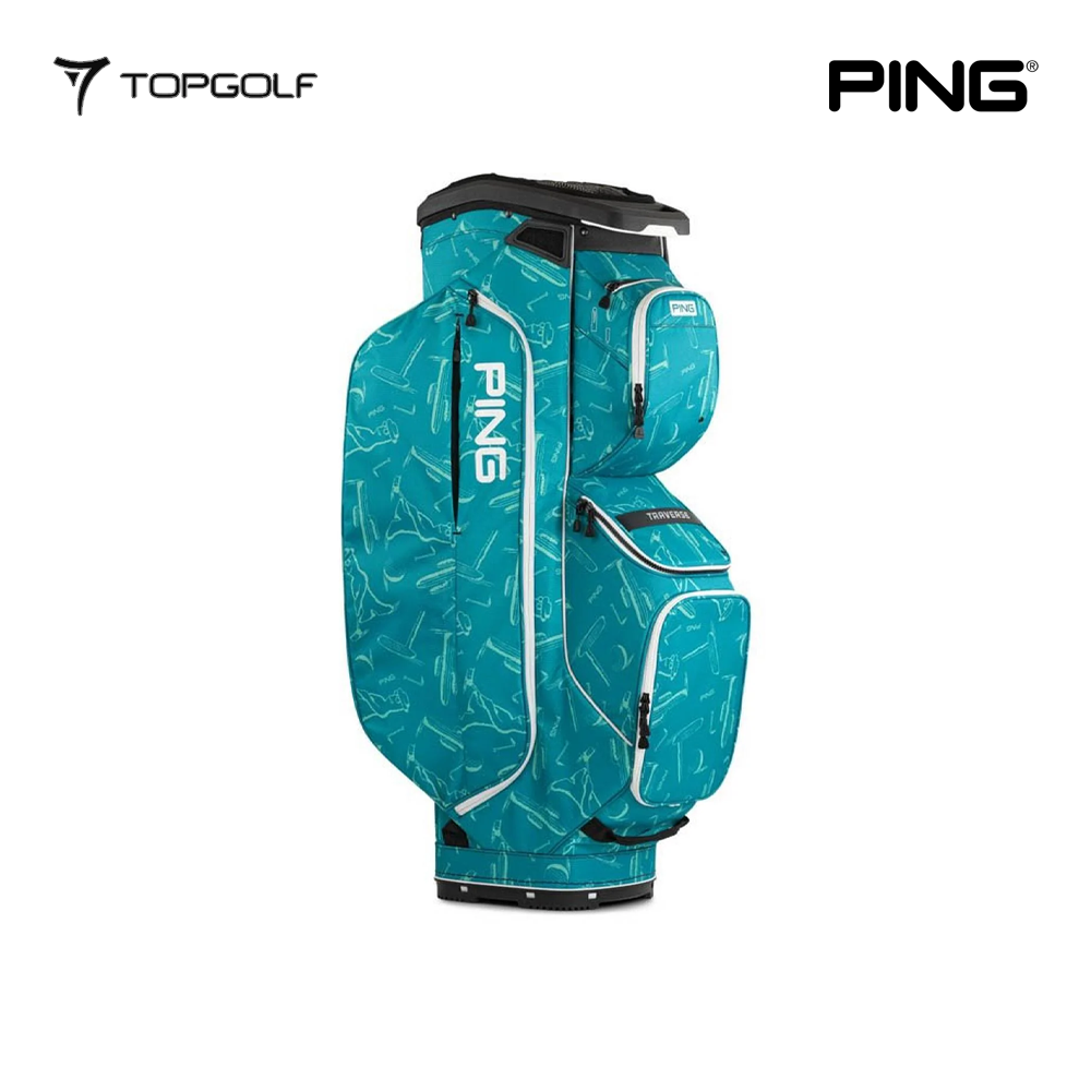 PING CADDIE BAG TRAVERSE 244 26 TEAL DECAL