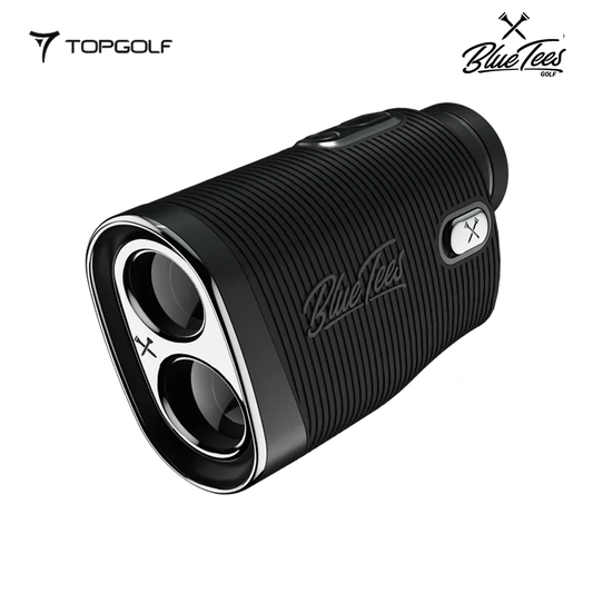 Blue Tees Series 4 Ultra Rangefinder Black – Flag Lock 350yd, OLED & Auto-Depth