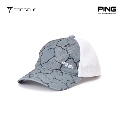 PING JAPAN Cap M 6215187381 – Topi Unisex Premium All-Over Print | Stylish & Sporty