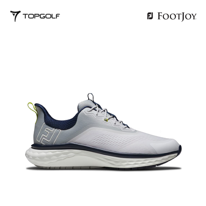 FOOTJOY SHOES MEN 56993 XW FJ QUANTUM TEXTILE LACED WH/GY/BL