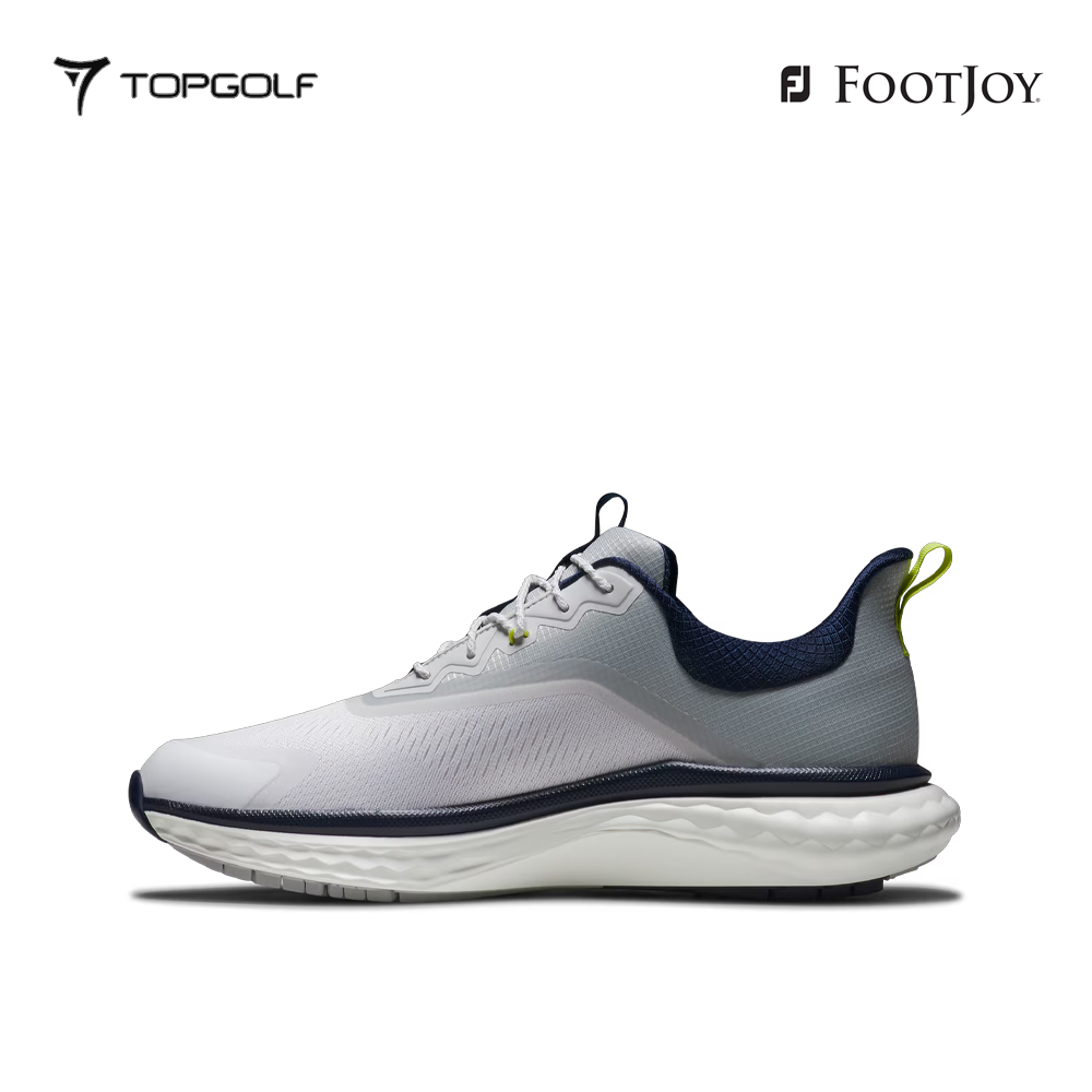 FOOTJOY SHOES MEN 56993 XW FJ QUANTUM TEXTILE LACED WH/GY/BL